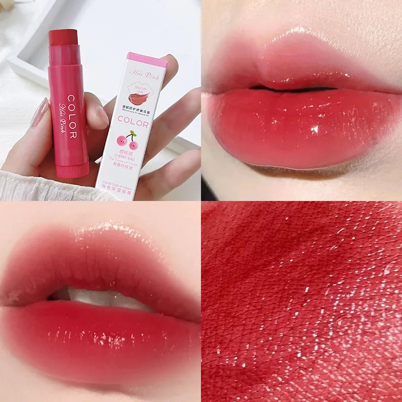 Colored moisturizing lip balm lipstick