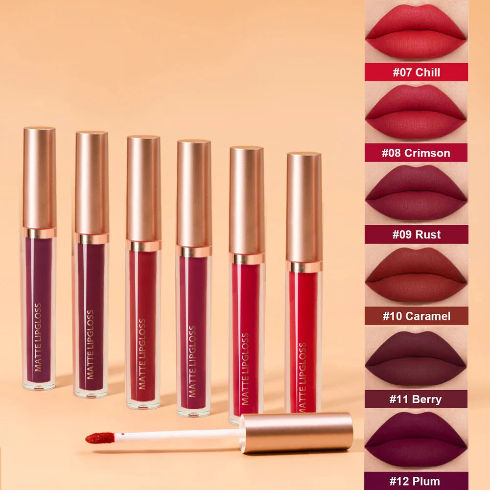 Matte lip gloss sets