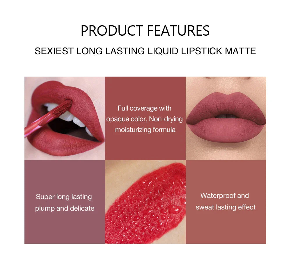 NonStick Cup Liquid Lipstick Set